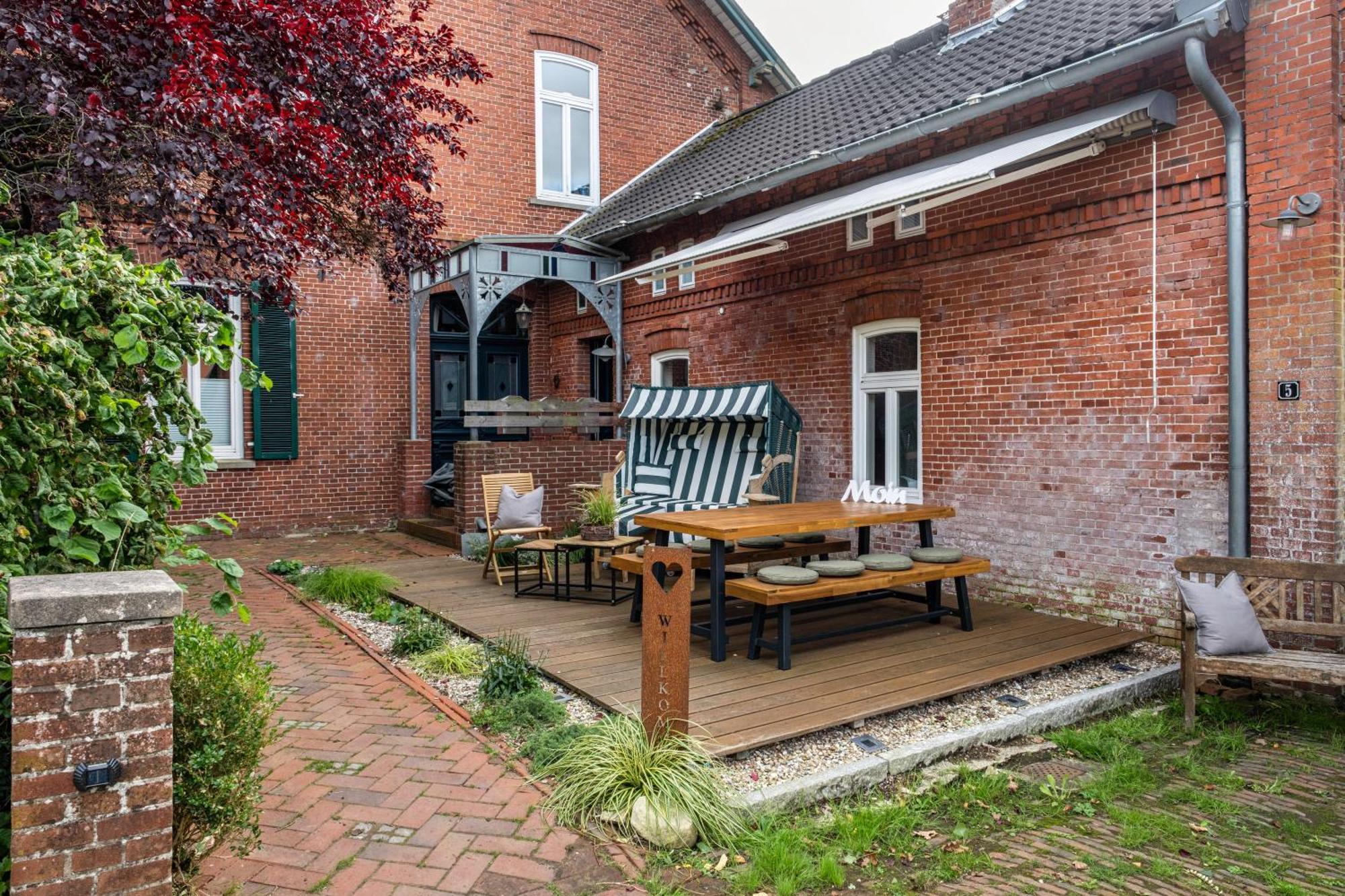 Ferienwohnung Flut Am Weserstrand Sandstedt Extérieur photo